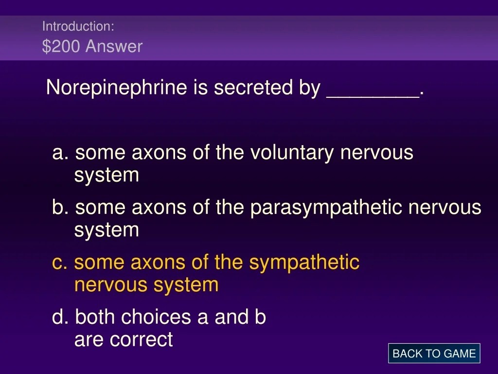 PPT Chapter 14 The Autonomic Nervous System PowerPoint Presentation