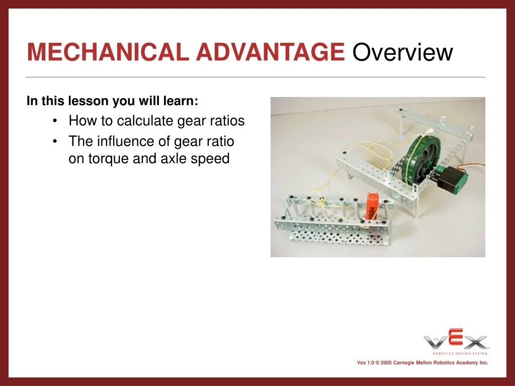 PPT MECHANICAL ADVANTAGE Overview PowerPoint Presentation, free