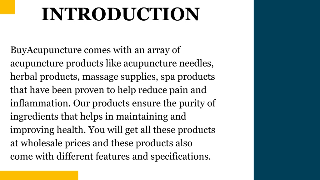 PPT ACUPUNCTURE SUPPLY PowerPoint Presentation, free download ID
