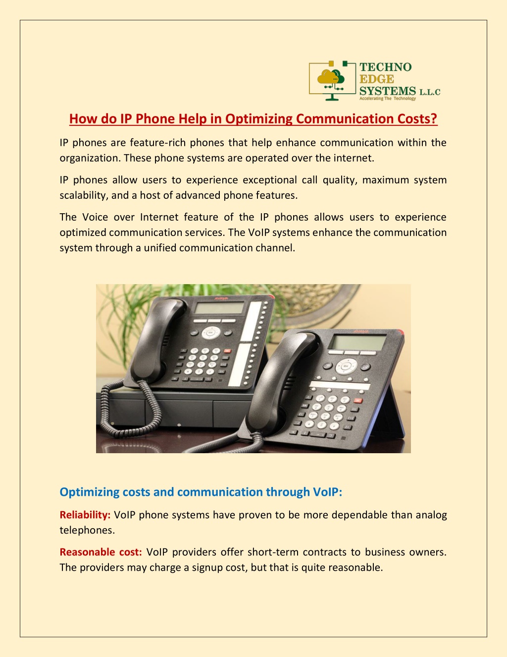 PPT How do IP Phone Help in Optimizing Communication Costs