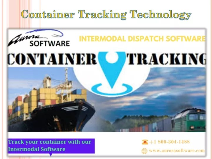 PPT Container Tracking Technology PowerPoint Presentation, free