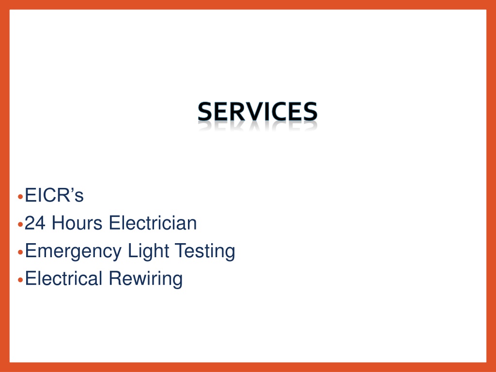 PPT Find an Emergency Light Testing in Winnersh PowerPoint