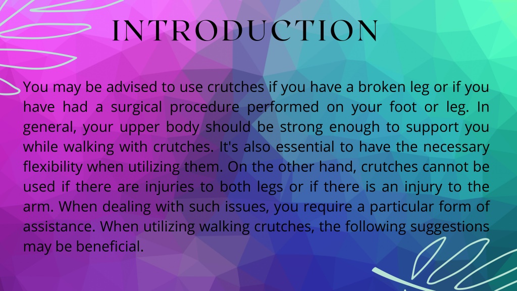 PPT Things To Know About Crutches PowerPoint Presentation, free download ID11324220