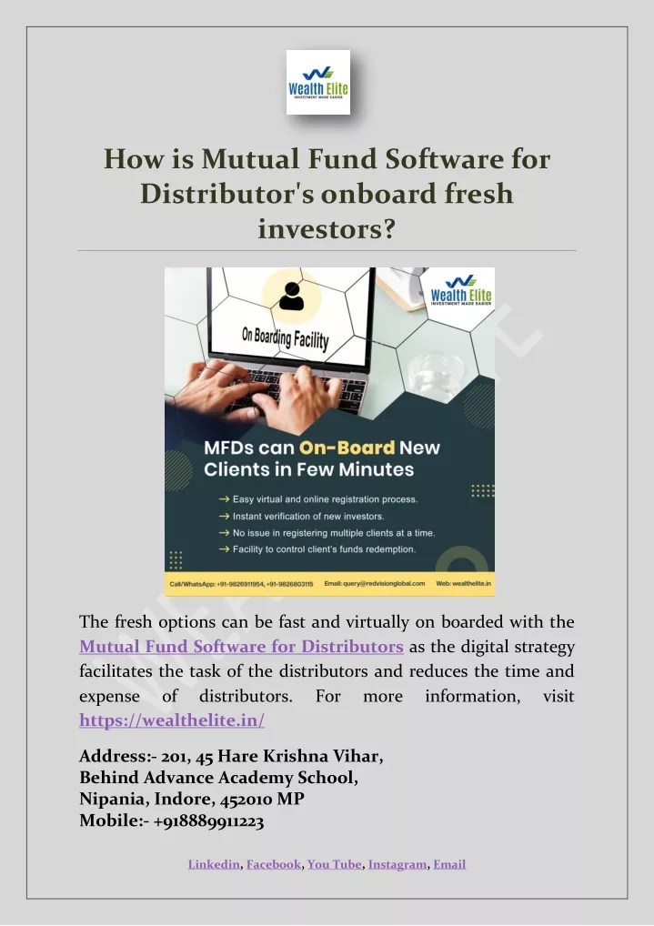 PPT How is Mutual Fund Software for Distributor's onboard fresh