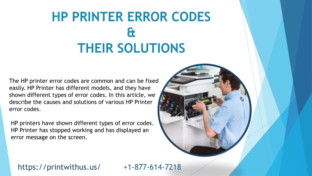 PPT List of HP Printer Error Codes and their Solutions PowerPoint