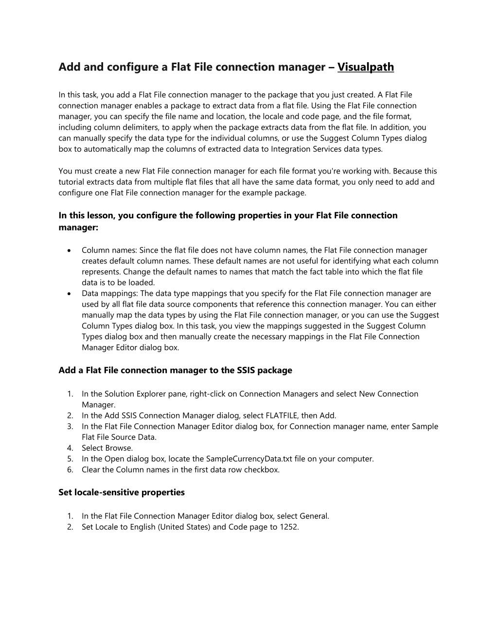 PPT Add and configure a Flat File connection manager PowerPoint Presentation ID11336573