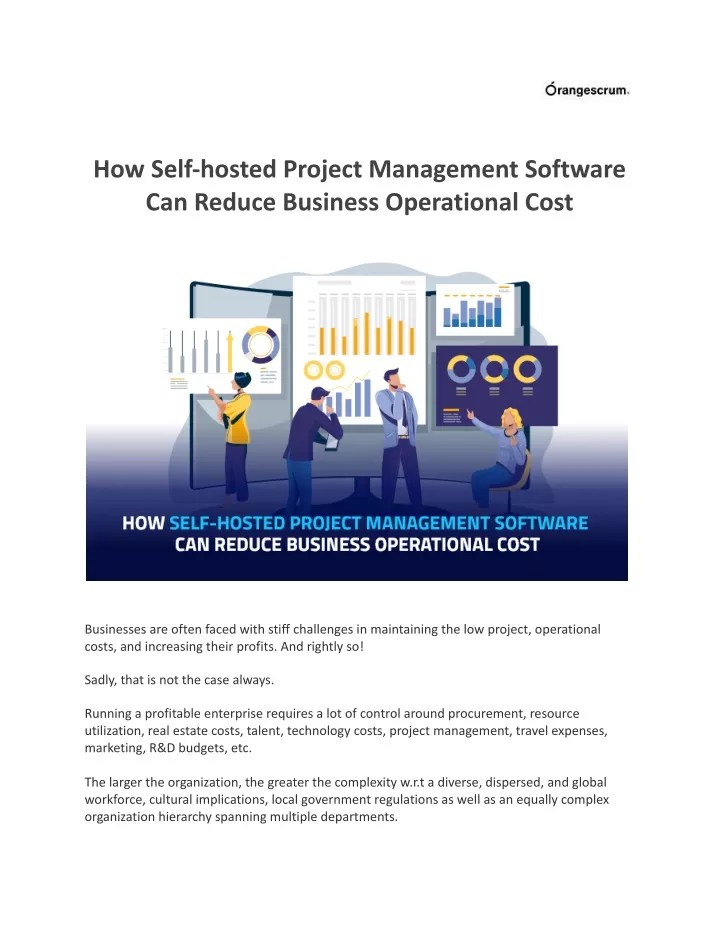 PPT How Selfhosted Project Management Software Can Reduce Business
