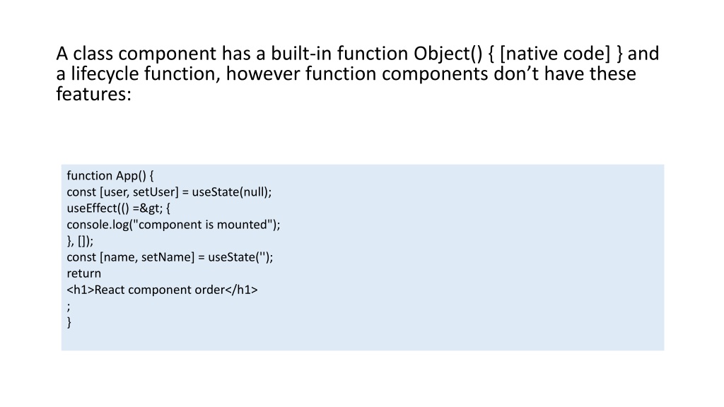 PPT React Hooks Best Practices in 2022 PowerPoint Presentation, free