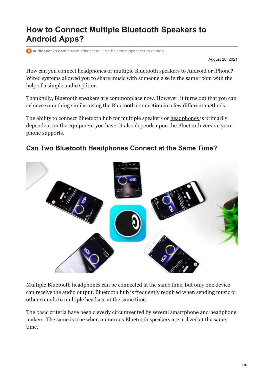 PPT How to Connect Multiple Bluetooth Speakers to Android Apps