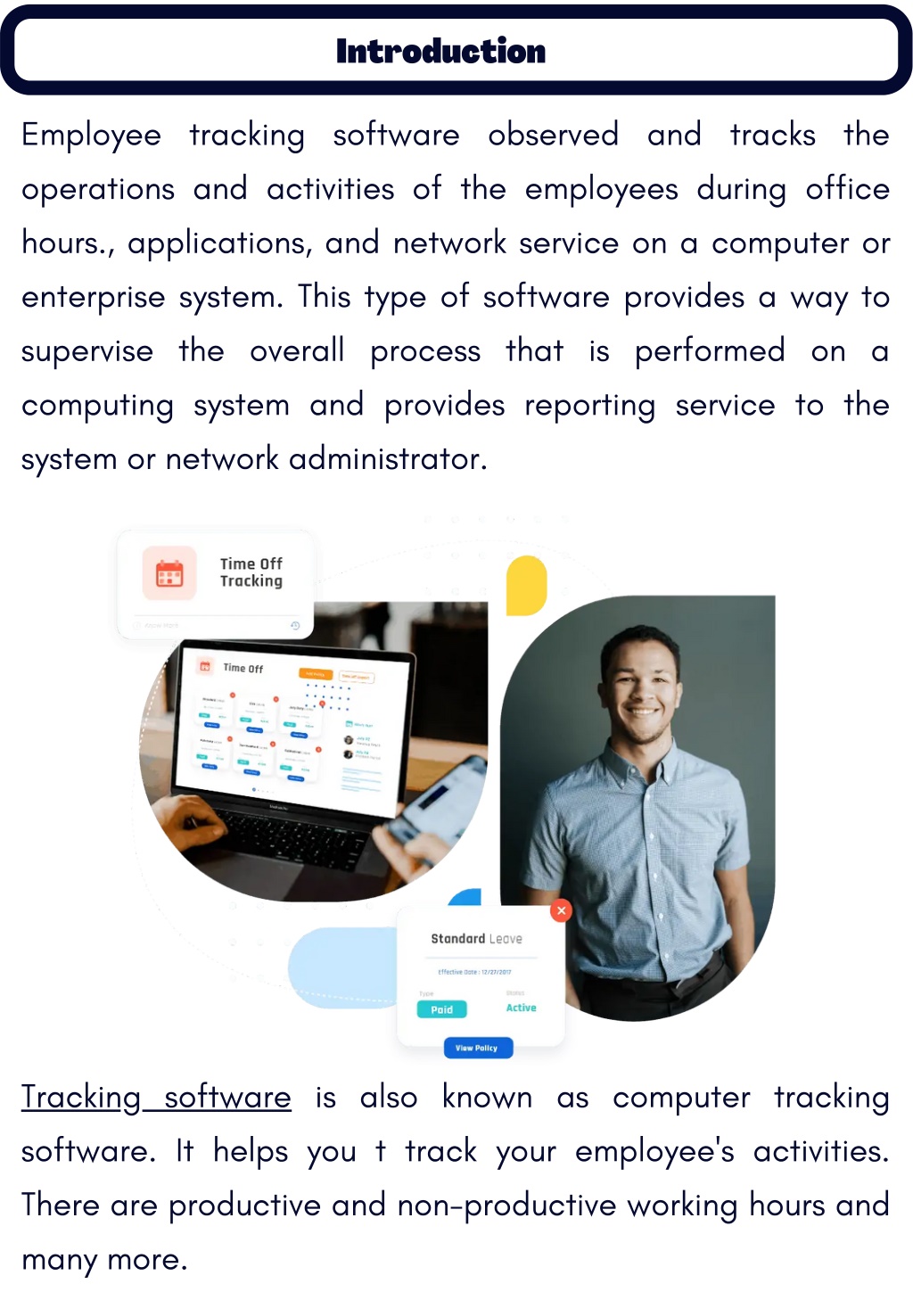 PPT Key Features Of Employee Tracking Software (1) PowerPoint
