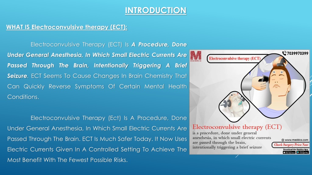 PPT Electroconvulsive therapy(ECT) PowerPoint Presentation, free