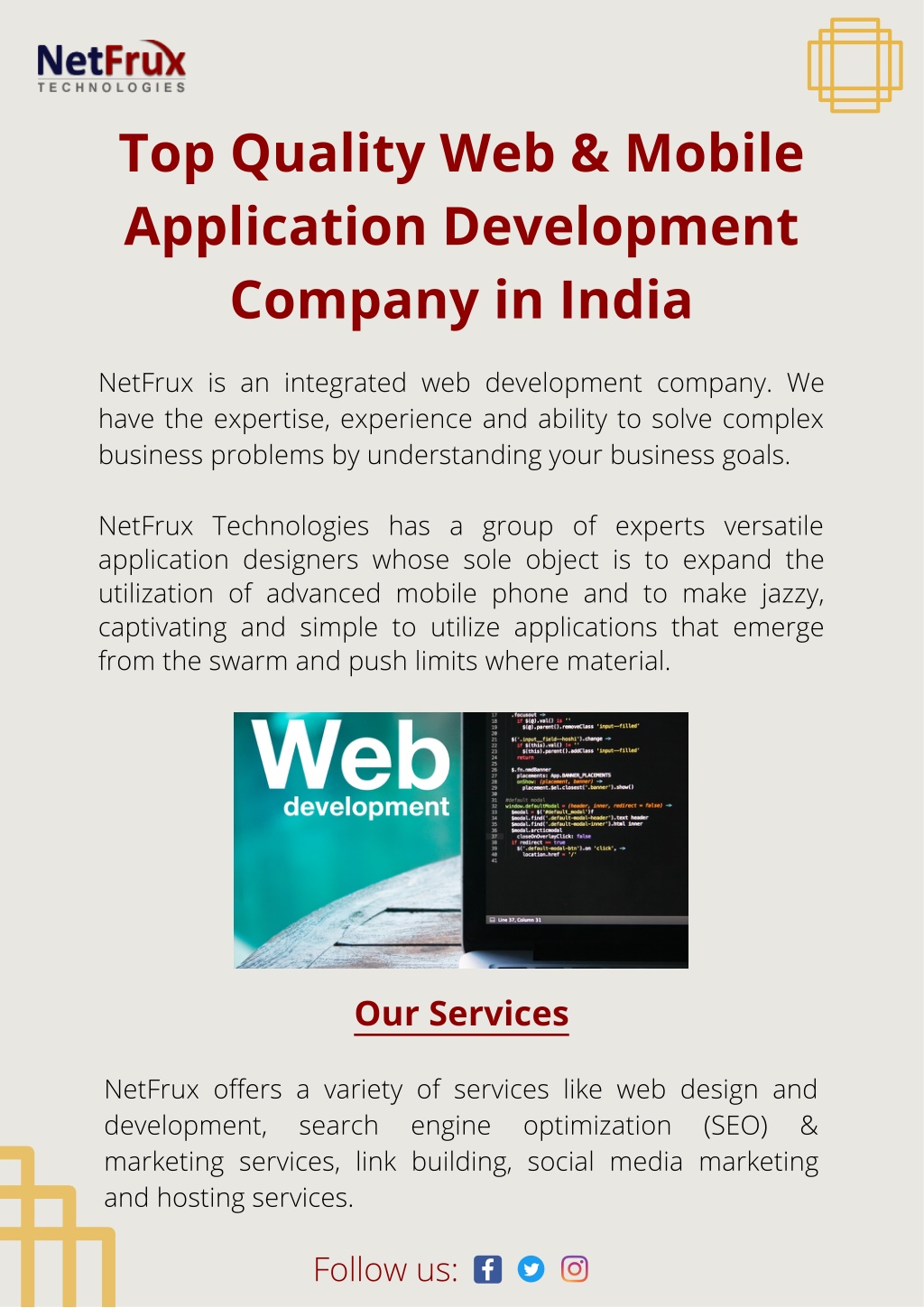 PPT Best Web Design & Development Company in India PowerPoint