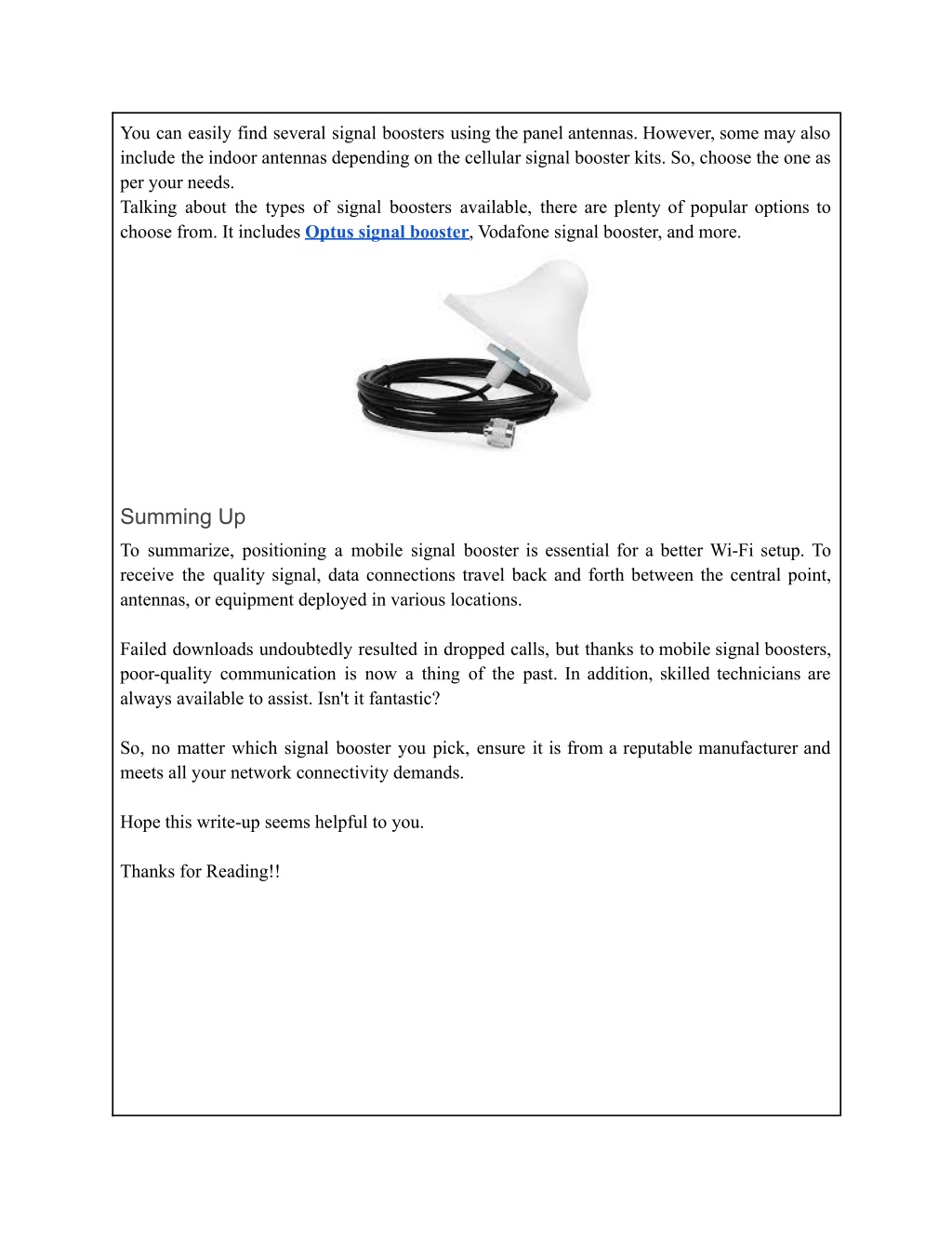 PPT SignalBooster_WhatIsIt&HowDoesItWork PowerPoint