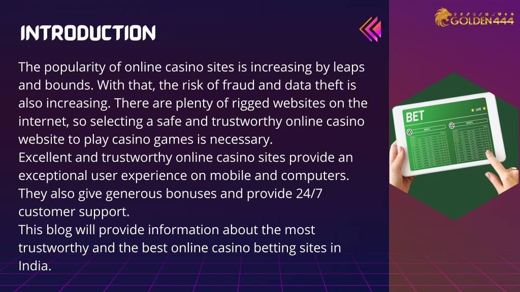 PPT 5 Trustworthy betting sites for Gambling PowerPoint Presentation
