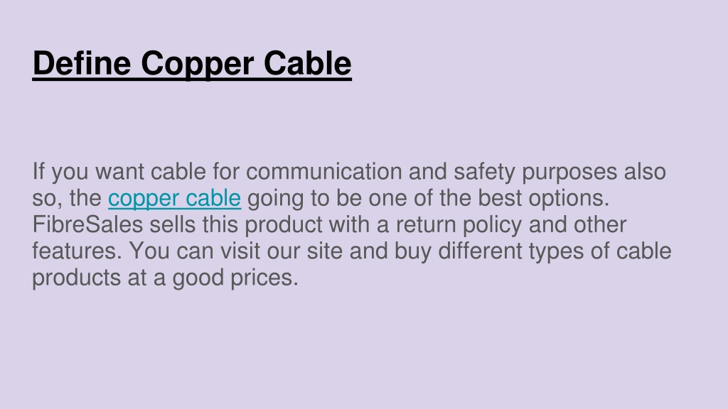 PPT sfp and copper cable PowerPoint Presentation, free download ID