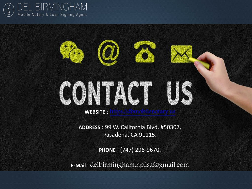 PPT The Most Trusted Notary Signing Agent In Burbank PowerPoint