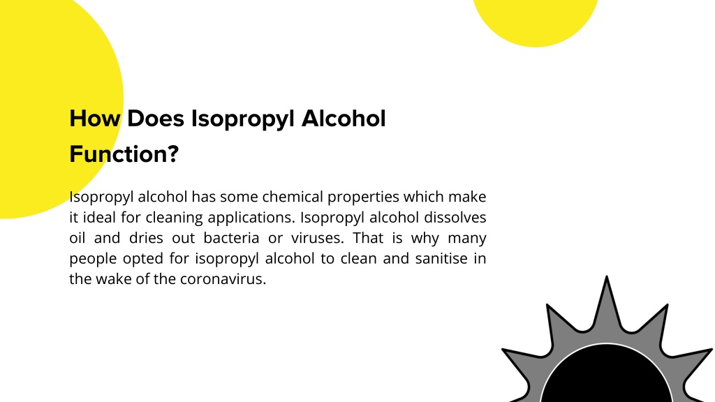 PPT What You Need To Know About Isopropyl Alcohol PowerPoint