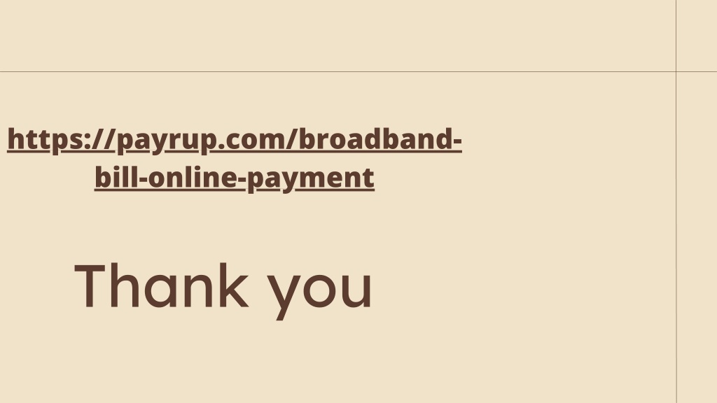 PPT Broadband Bill Payment... PowerPoint Presentation, free download