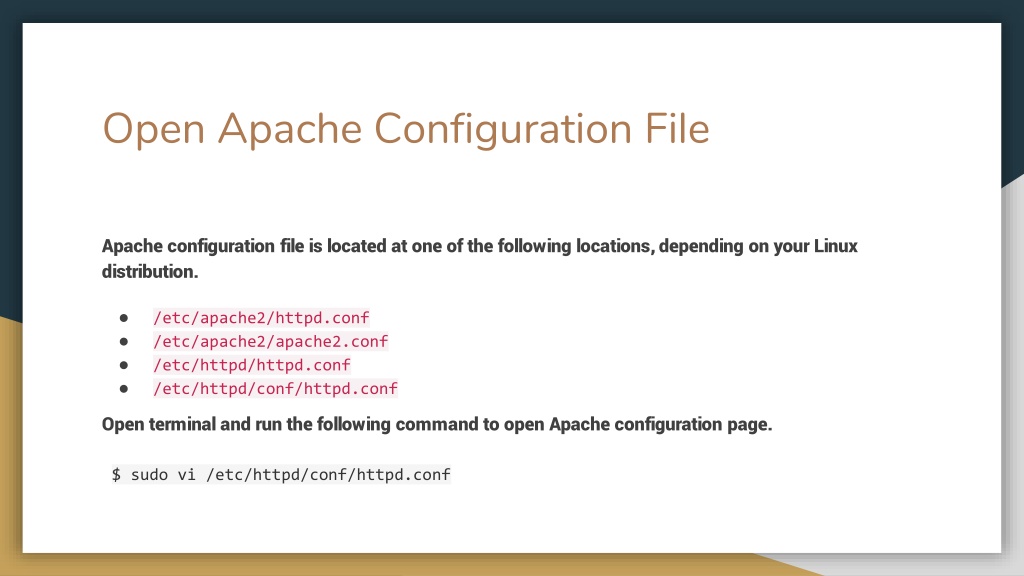 PPT Apache Deny URL Files Directory PowerPoint Presentation, free