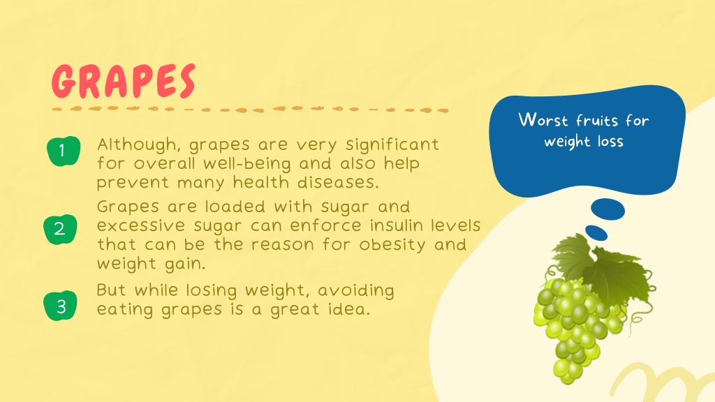 PPT Worst Fruits For Weight Loss PowerPoint Presentation, free