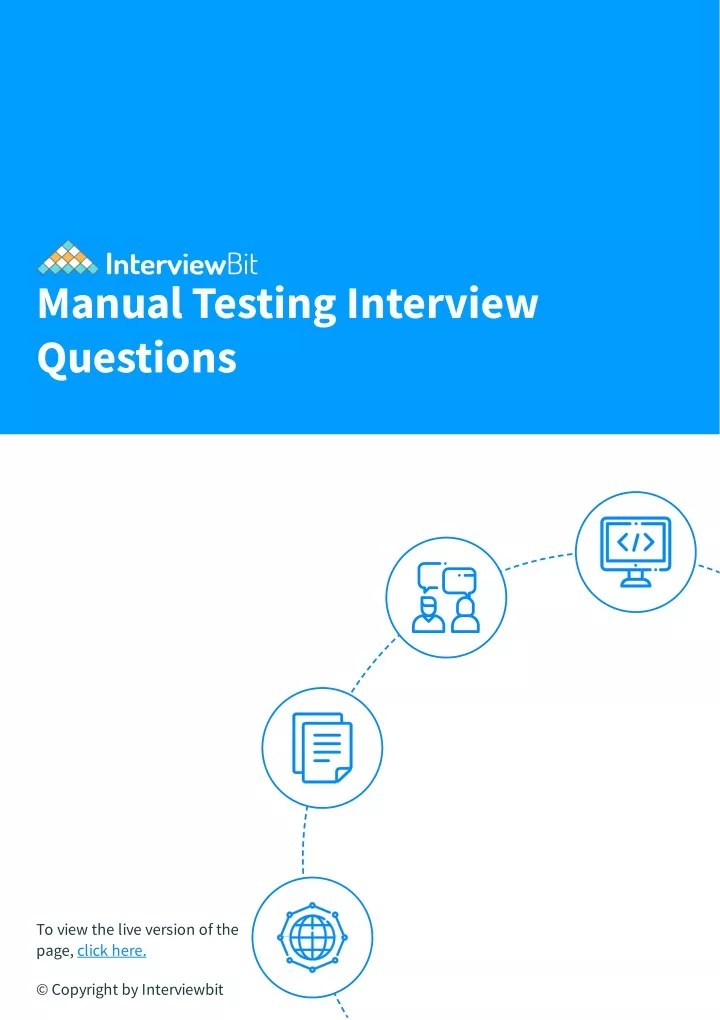 PPT Manual Testing Interview Questions and Answers PowerPoint