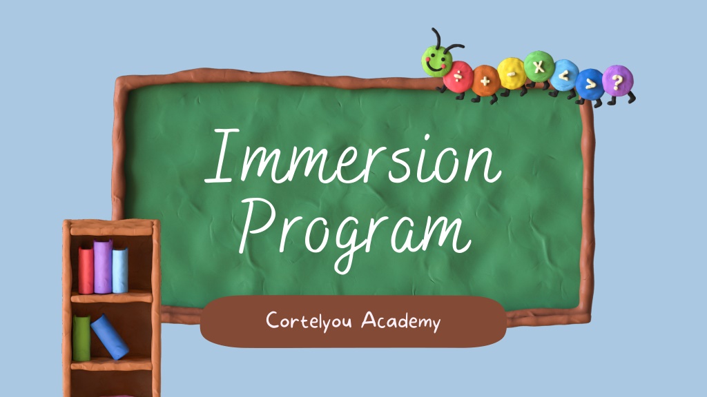 PPT Immersion Program PowerPoint Presentation, free download ID