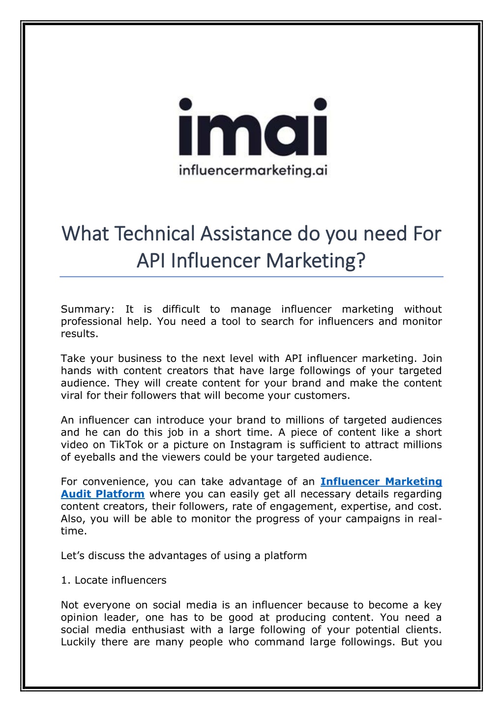 PPT What Technical Assistance do You Need For API Influencer