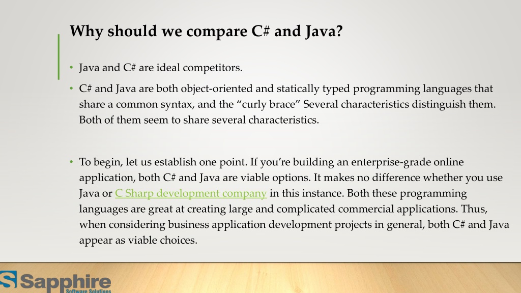 PPT C or Java Which One is Best for Your  Development Project