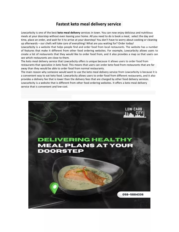 PPT We offer Keto Meal Plan and Keto Food Delivery in Dubai