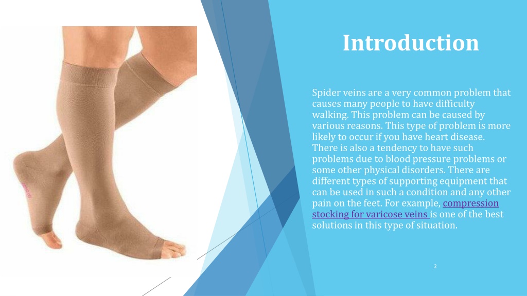 PPT The Usefulness of Compression Stocking for Spider Veins