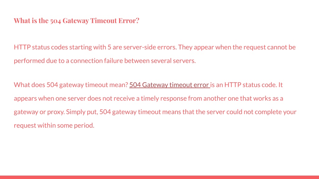PPT 504 gateway timeout PowerPoint Presentation, free download ID