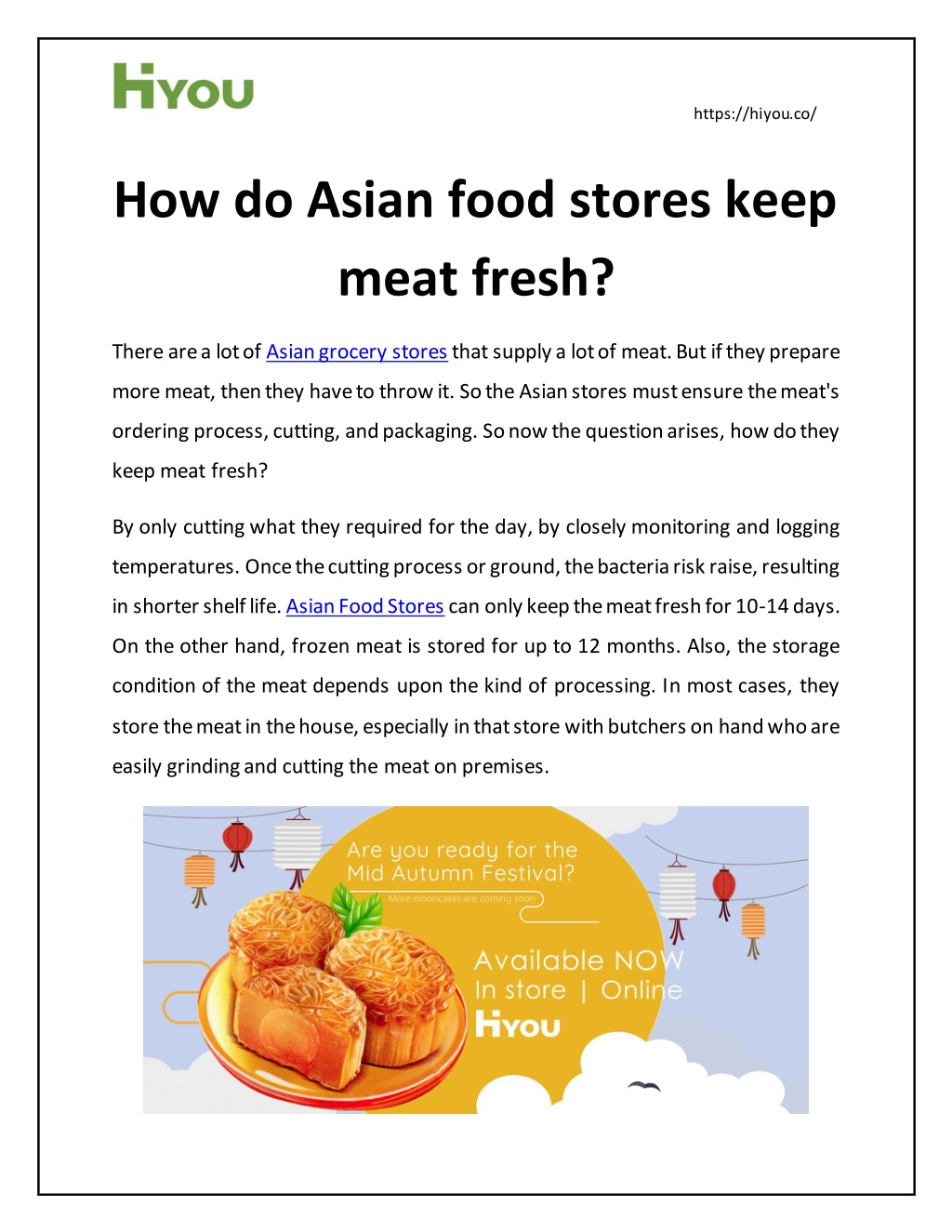 PPT How do Asian food stores keep meat fresh? PowerPoint Presentation