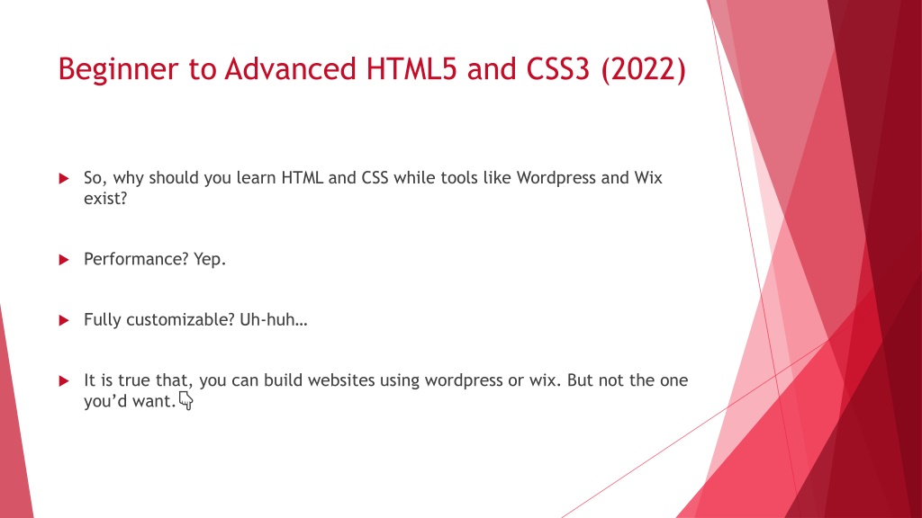 PPT best online web development courses with certificates 2022