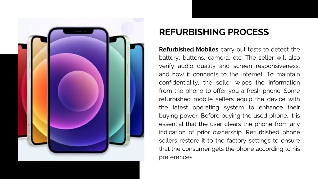 PPT Get To Know About The Refurbishing Process In Mobiles PowerPoint