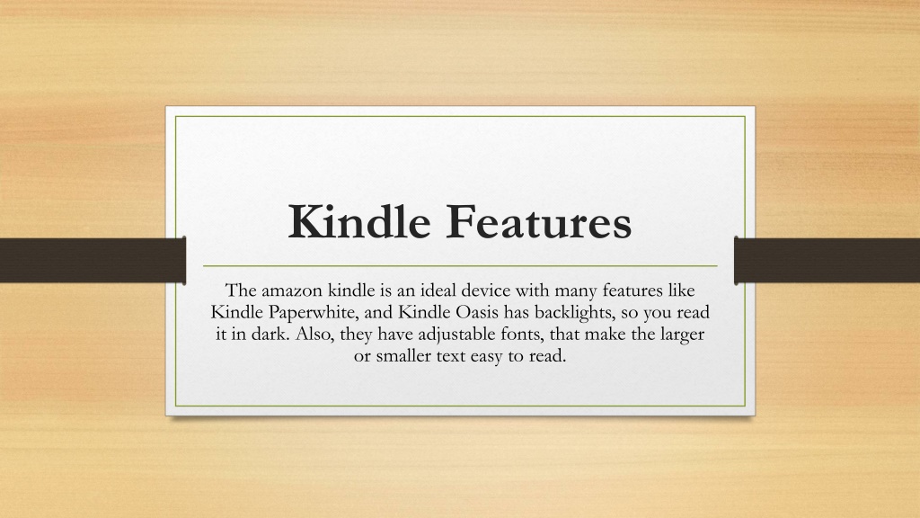 PPT Amazon Kindle Support PowerPoint Presentation, free download ID