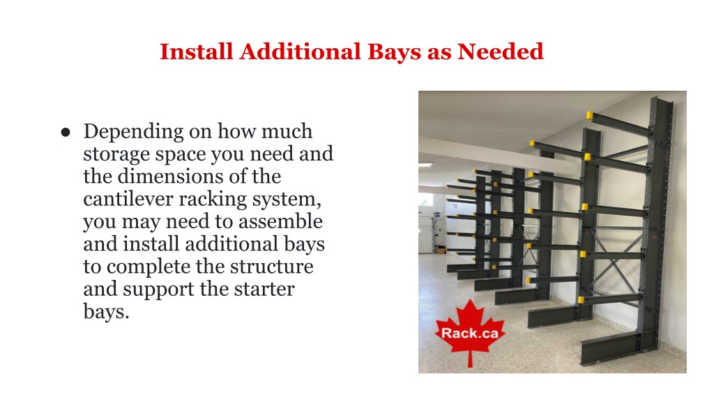 PPT How to Properly Install Cantilever Racking Systems PowerPoint