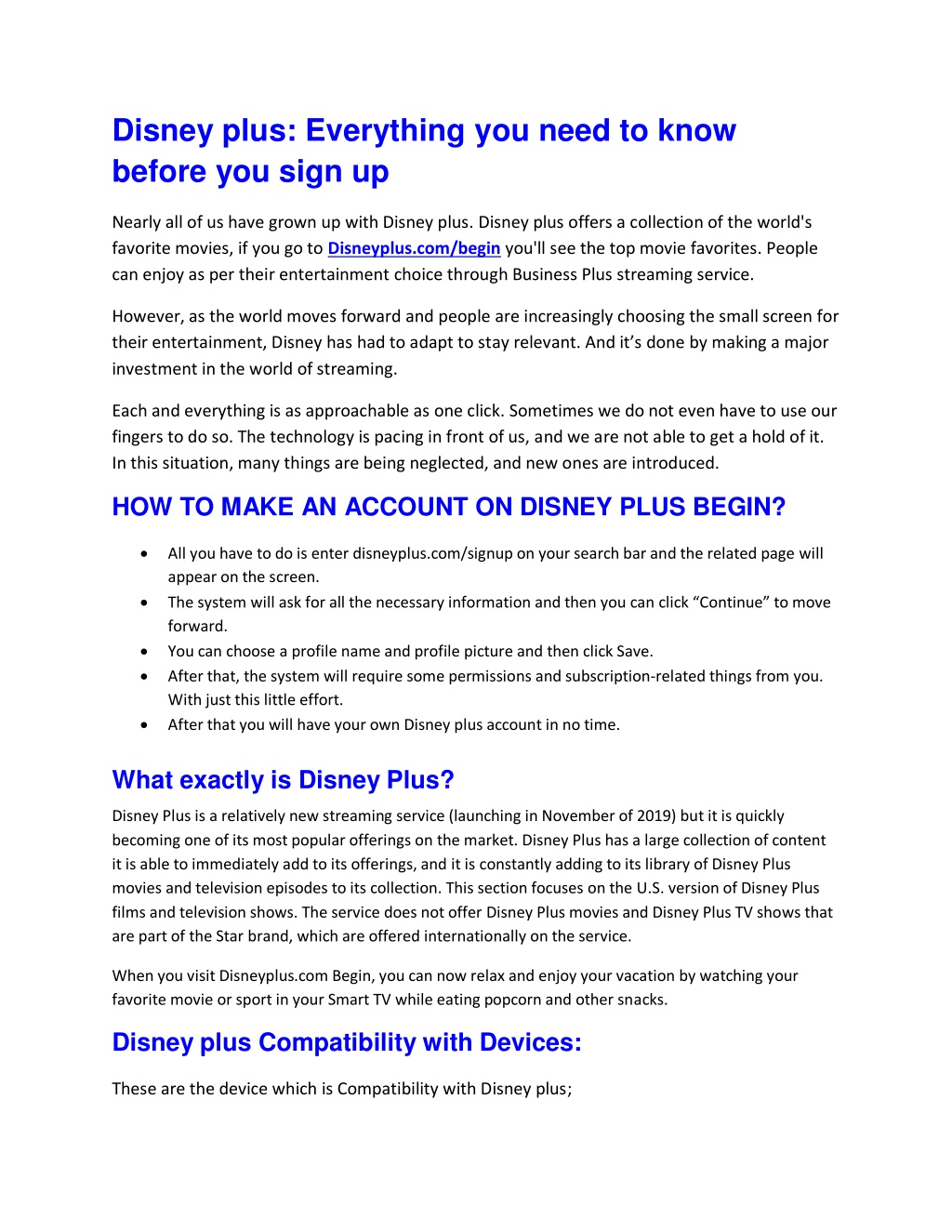 PPT Disney plus Everything you need to know before you sign up
