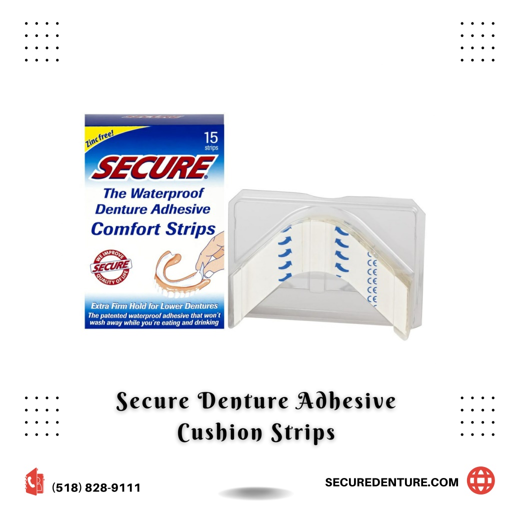 PPT Secure Denture Adhesive Cushion Strips PowerPoint Presentation