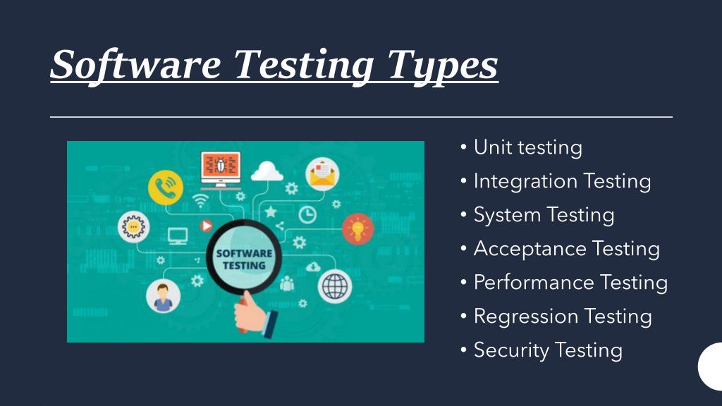 PPT Software testing types PowerPoint Presentation, free download