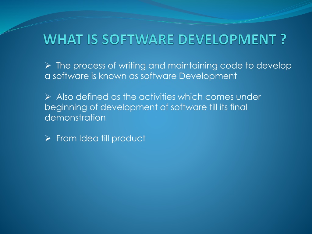 PPT Software Development Course Mahad PowerPoint Presentation, free download ID11556624