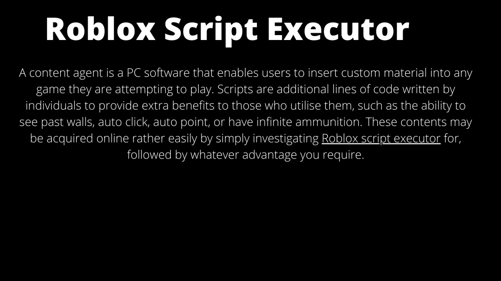 PPT Roblox script executor PowerPoint Presentation, free download(03)