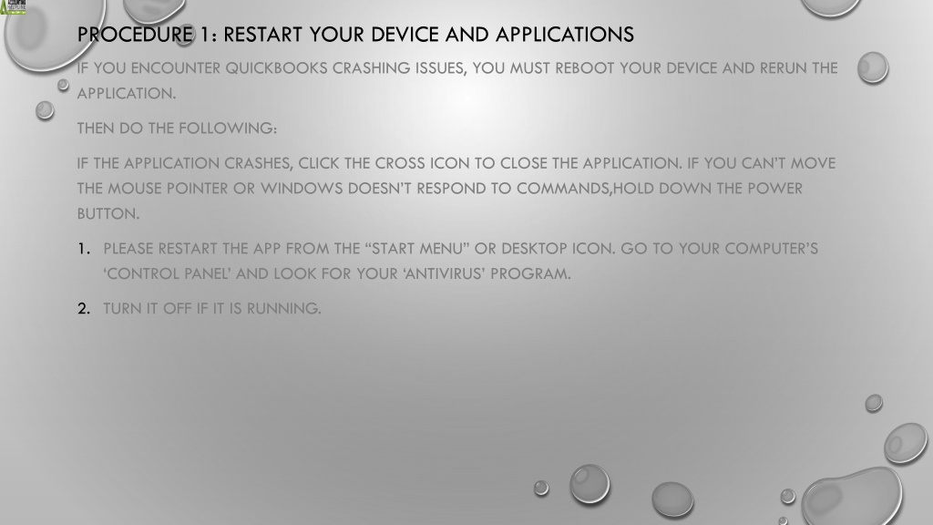 PPT Easy way to troubleshoot QuickBooks 2022 Keeps Crashing issue