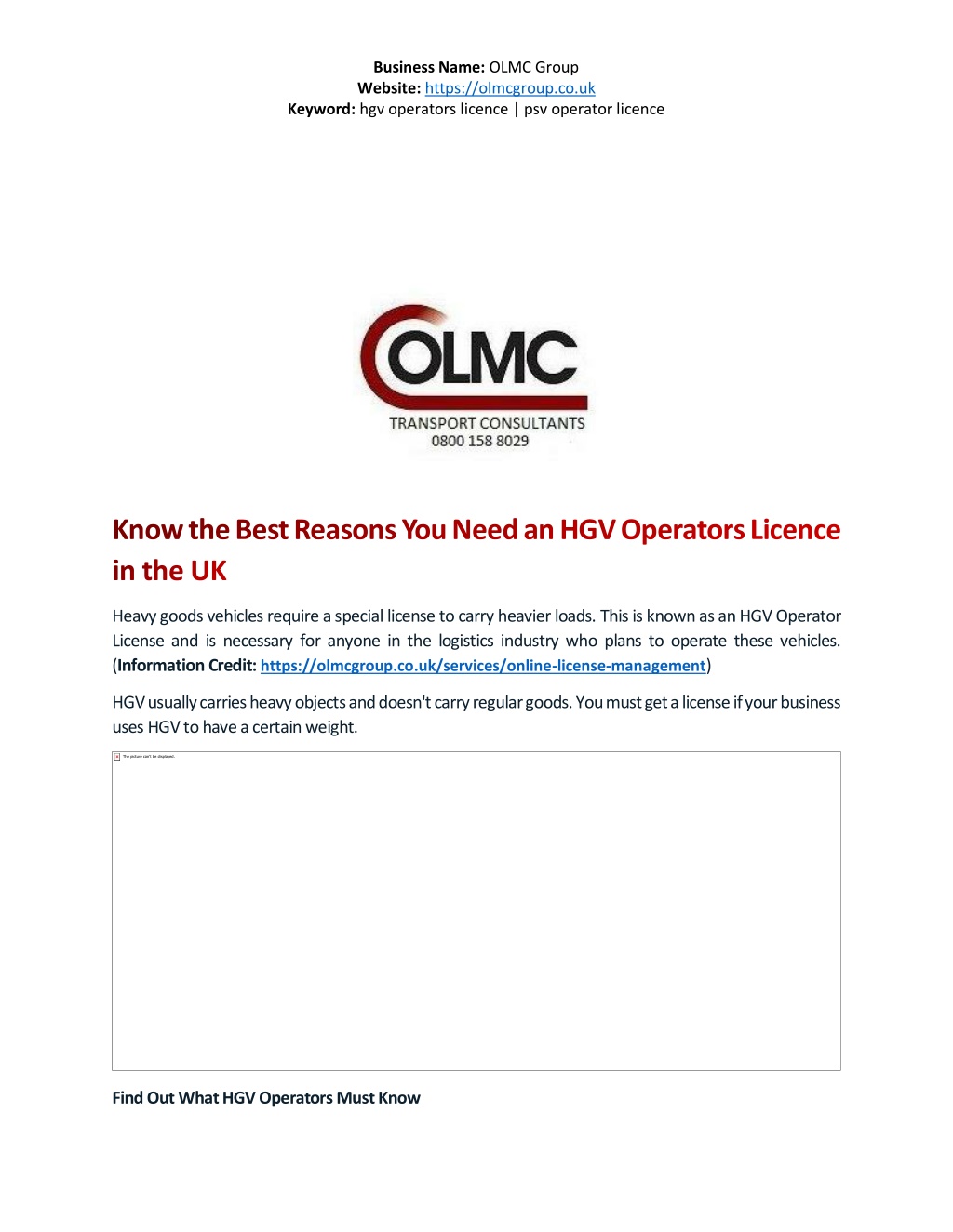 PPT Know the Best Reasons You Need an HGV Operators Licence in the UK