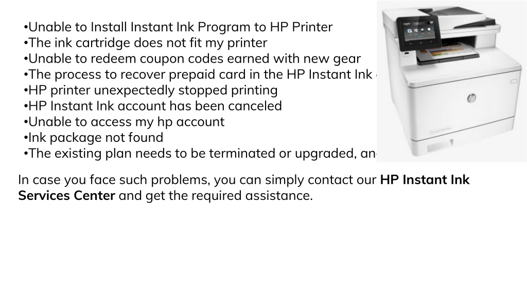 PPT HP Instant Ink Service 18552335515, HP Instant Ink Support