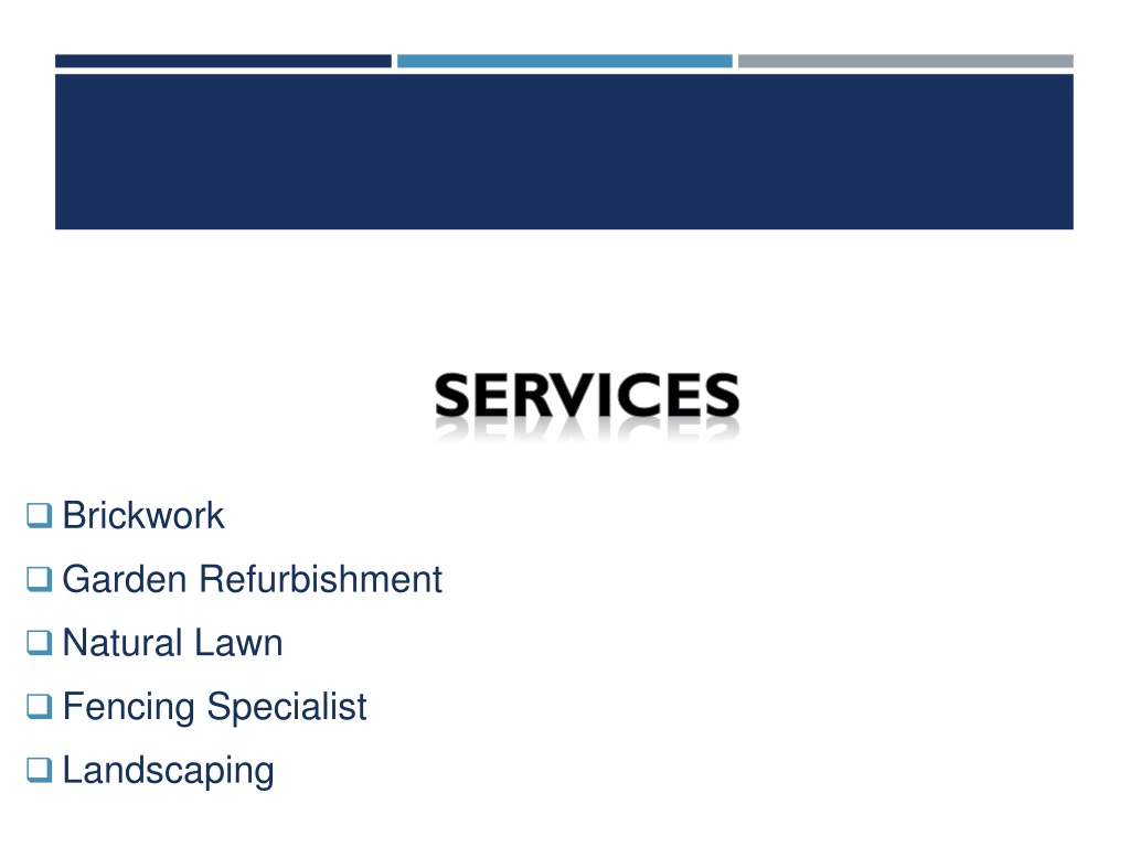 PPT Get the Best Fencing Specialist in Finchley PowerPoint