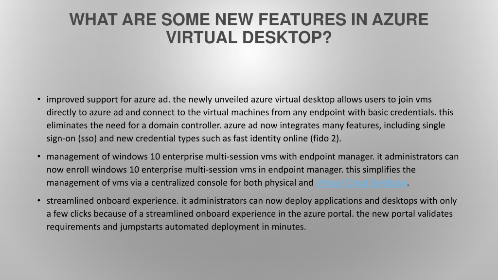 PPT Azure Virtual Desktop vs Windows Virtual Desktop PowerPoint
