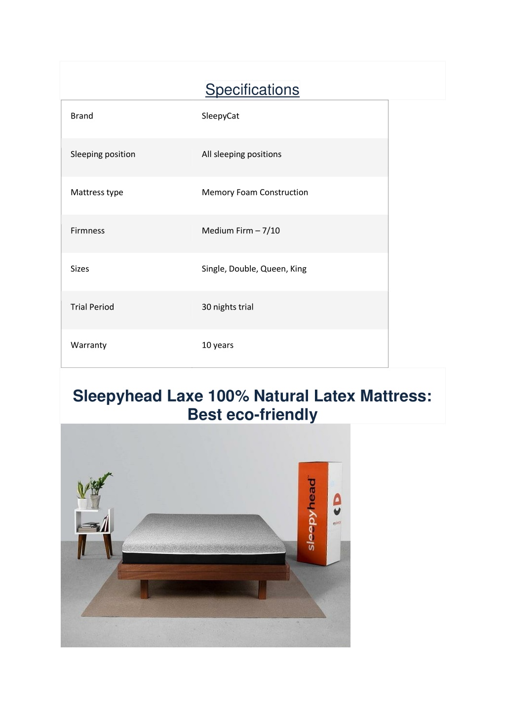 PPT Top 5 Mattress Brands in India PowerPoint Presentation, free