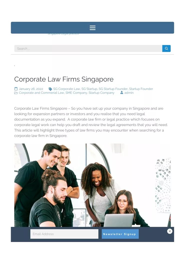 PPT Corporate law firms Singapore PowerPoint Presentation, free