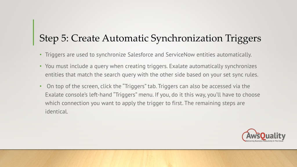 PPT Step by Step ServiceNow Integration with Salesforce PowerPoint