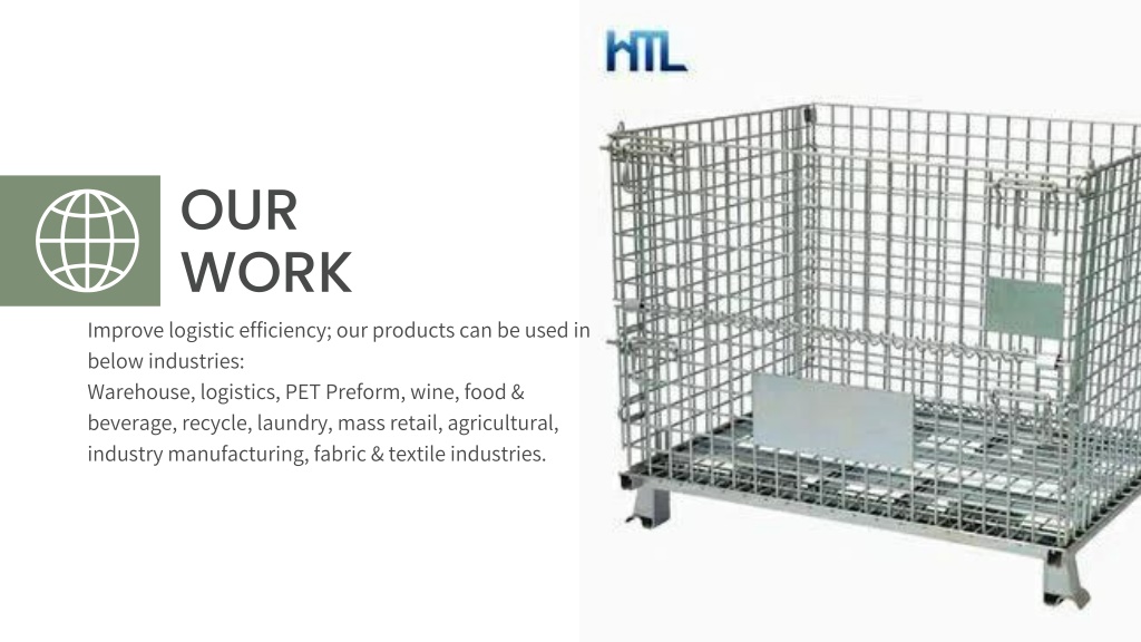 PPT Steel wire container PowerPoint Presentation, free download ID